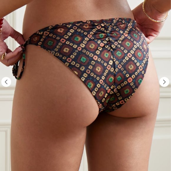 NWT Ulla Johnson Zena String Cheeky Bikini Bottom, Size Medium - Picture 2 of 2